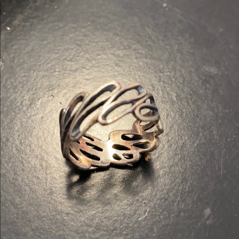 Sterling Silver Wave Ring